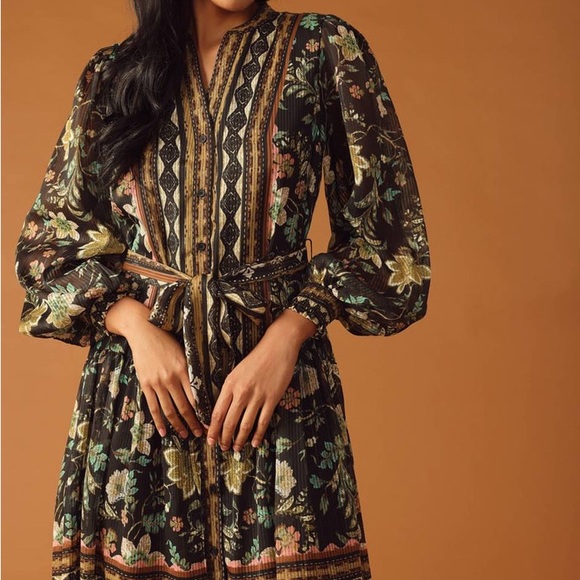 Floral Black Dress - Picture 4 of 5